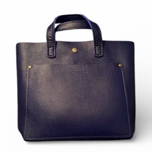 PORTLAND LEATHER Classic Mini Crossbody Cobalt